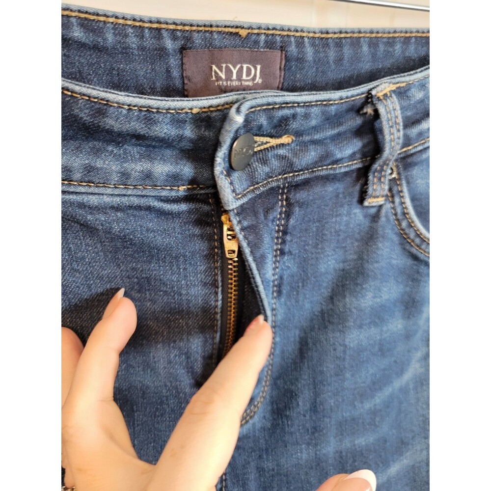 NYDJ Marilyn Straight Leg Jeans Size 10 - Picture 2 of 7
